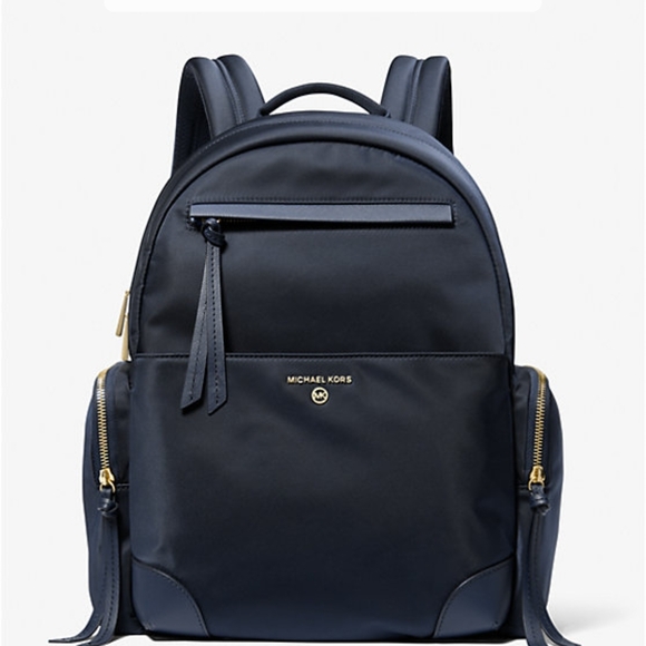 Michael Kors Dark Blue Backpack - Picture 1 of 9